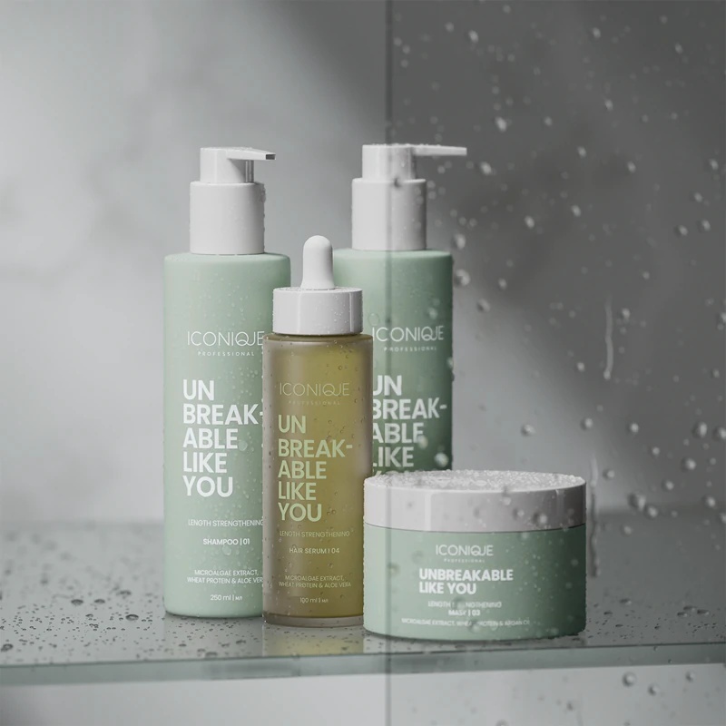 ICONIQUE Professional UNBREAKABLE LIKE YOU ilgį stiprinantis šampūnas