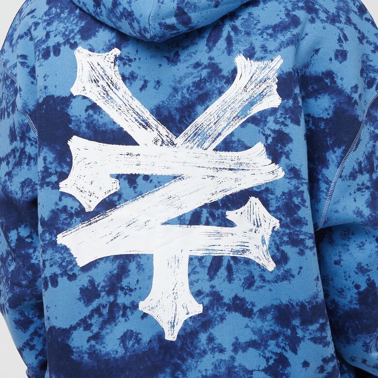 Türkisfarbener Kapuzenpullover mit Reißverschluss