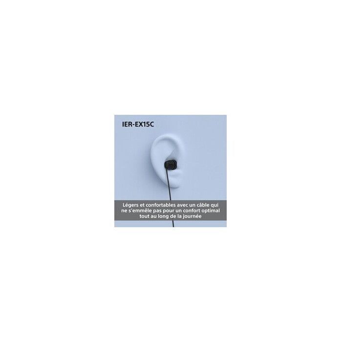 Auriculares intrauditivos con cable Sony IER-EX15C azules