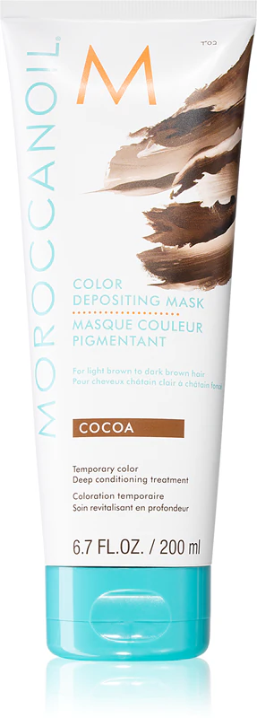 Jemná vyživujúca maska Moroccanoil Color Depositing bez permanentných farebných pigmentov