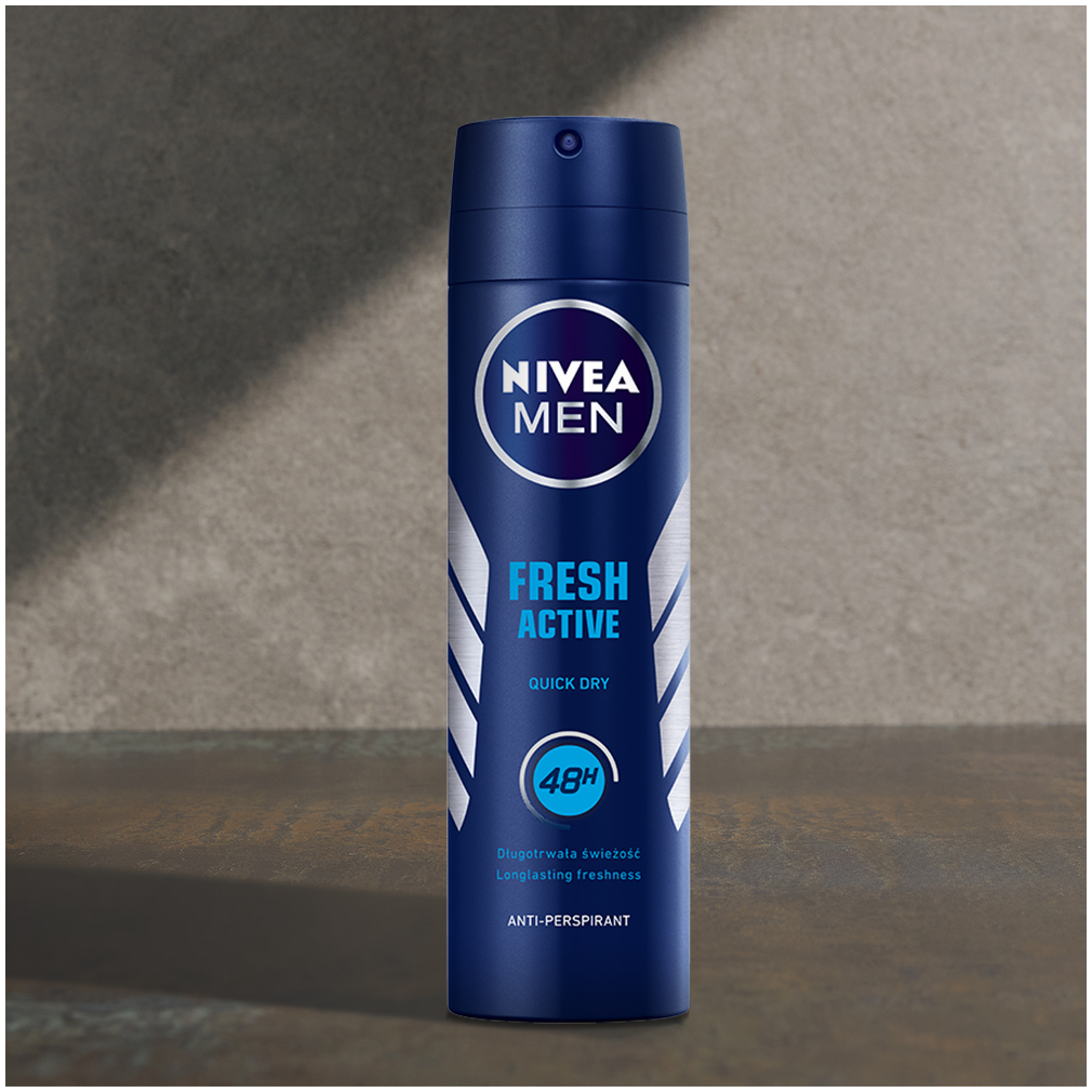 Nivea Men Antiperspirant Spray 150ml Fresh Active Men