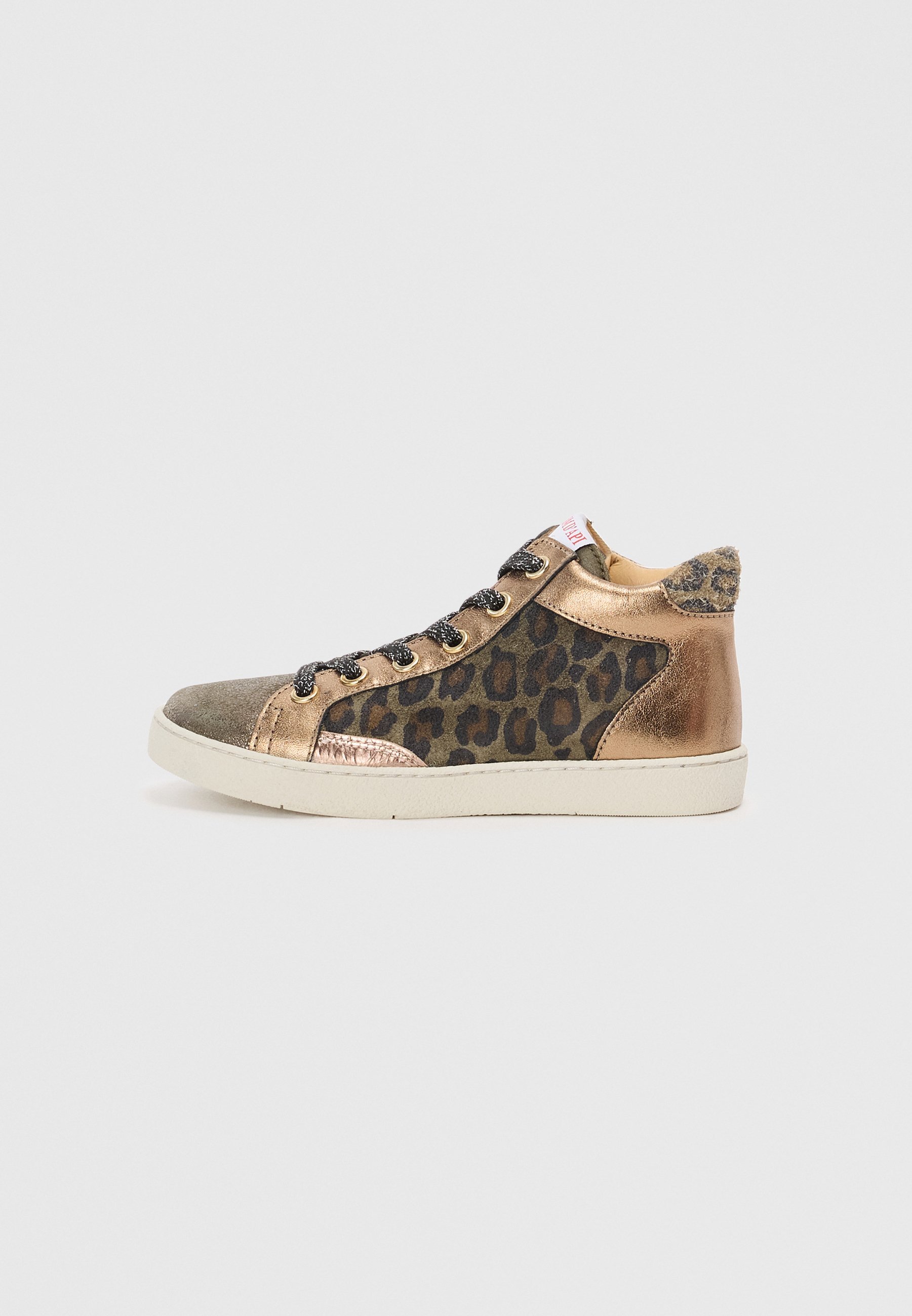 POM D'API TOP TOUCH UNISEX - Hoge sneakers - bronzo/kaki