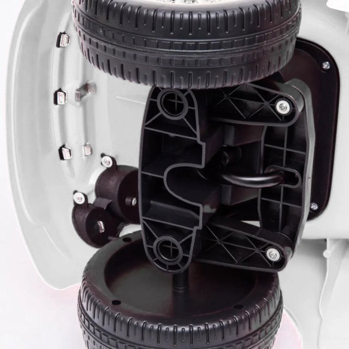 Fiat 500 Ride-On Toy - Officially Licensed Baby Car for Ages 1-3 - White - Horn & Trunk - Walking Aid