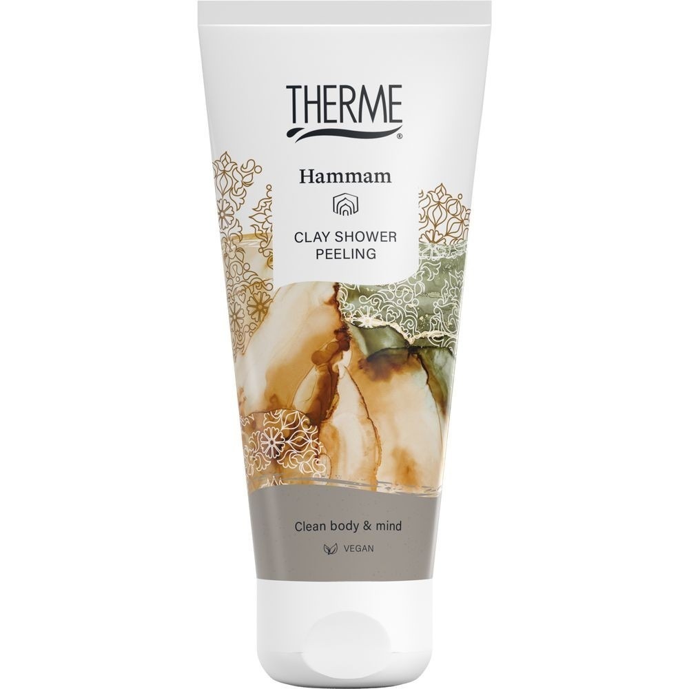 THERME piling za tijelo s glinom za tuširanje - 200 ml