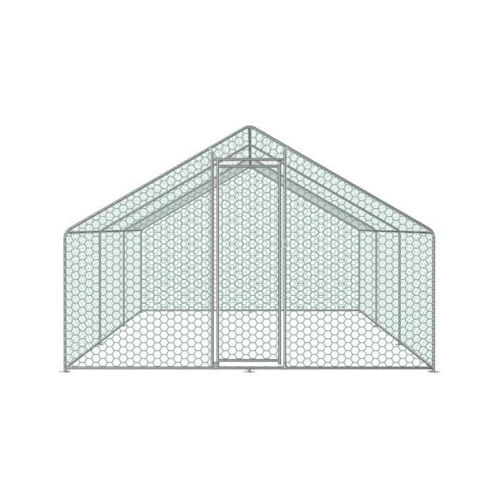 Kanala - Bc-elec - RA-362 - 3x6x2m - sinkittyä terästä - vedenpitävä katto - verkkosuoja