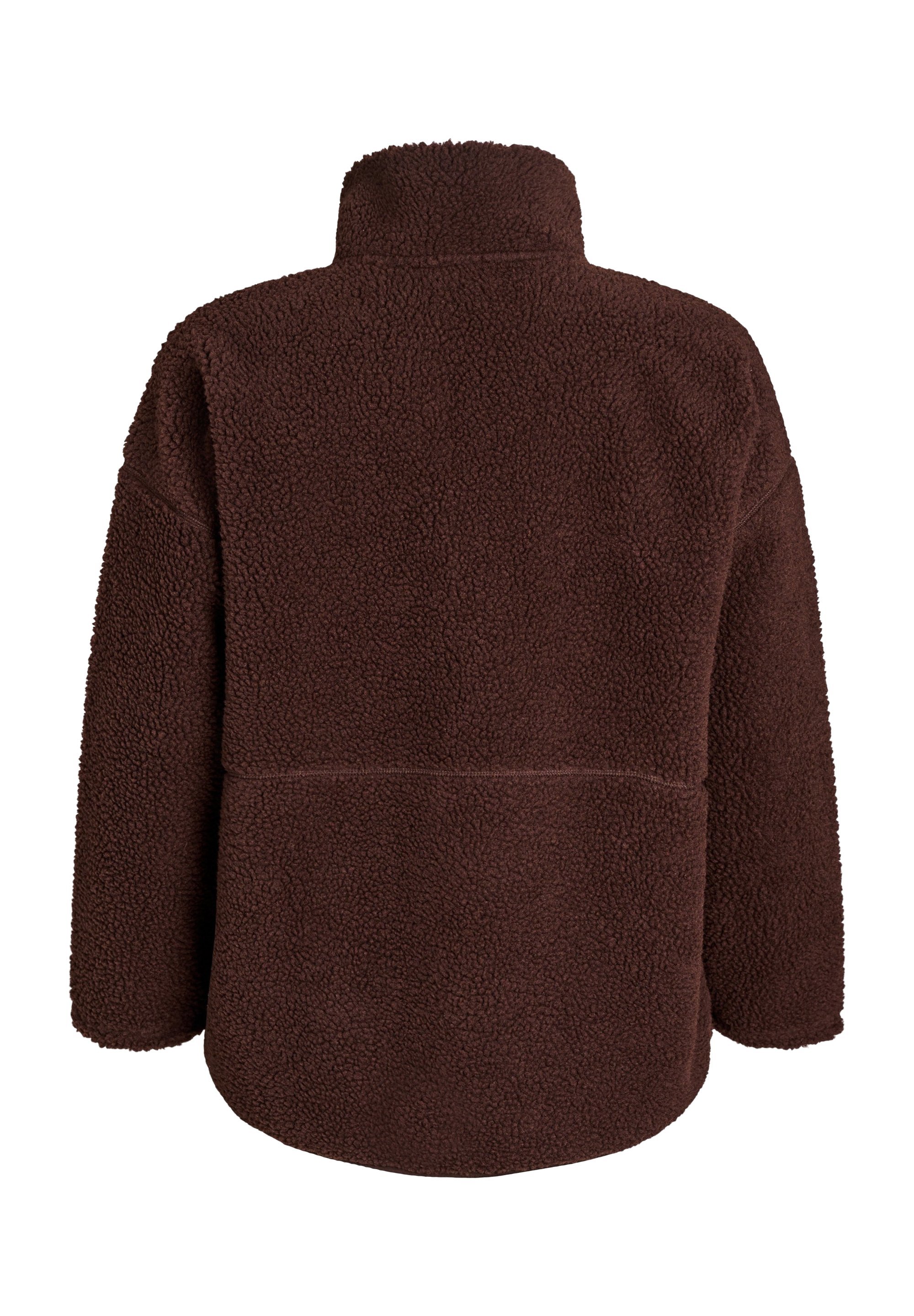 Active by Zizzi CON CERNIERA - Giacca in pile - hot fudge