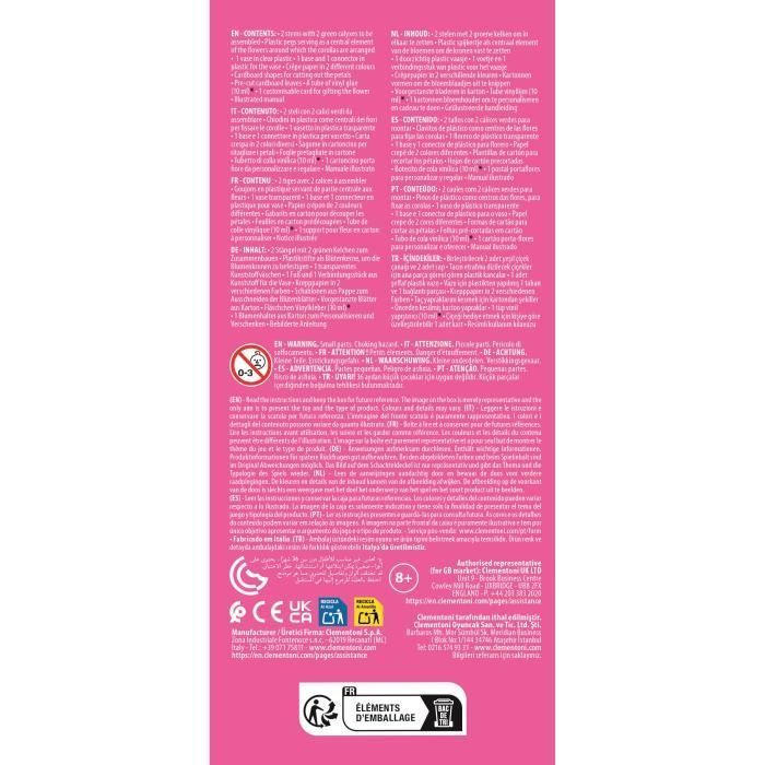 CLEMENTONI - Crea tus propias flores - Rosa