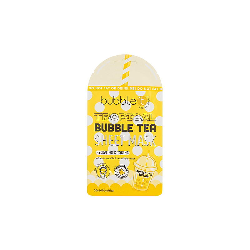 Mascarilla facial tropical Bubble tea