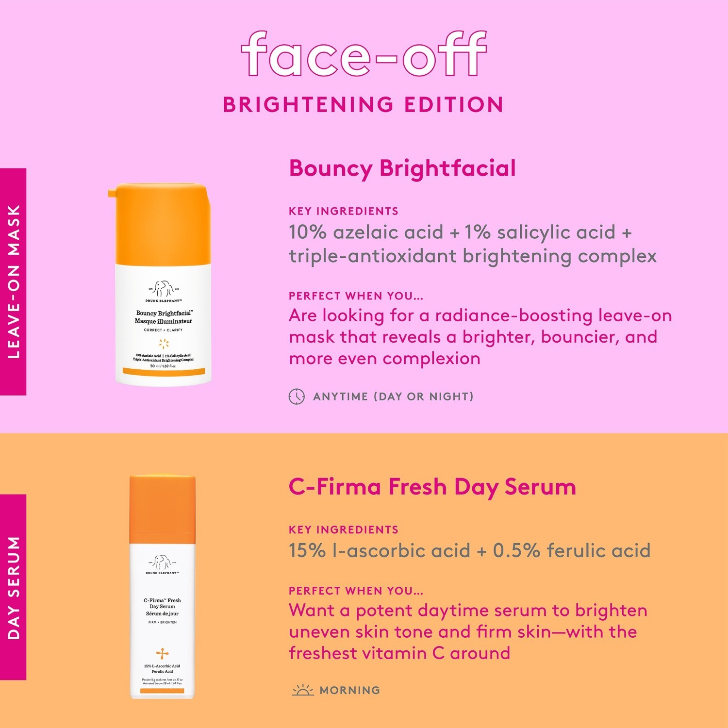 Pleťový krém Drunk Elephant Bouncy Brightfacial - 50 ml