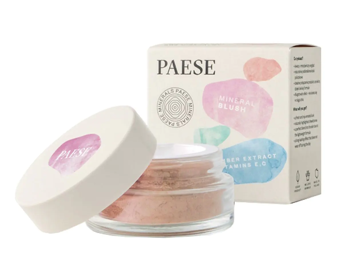 Paese Mineralny Róż do twarzy 301 Dusty Rose N