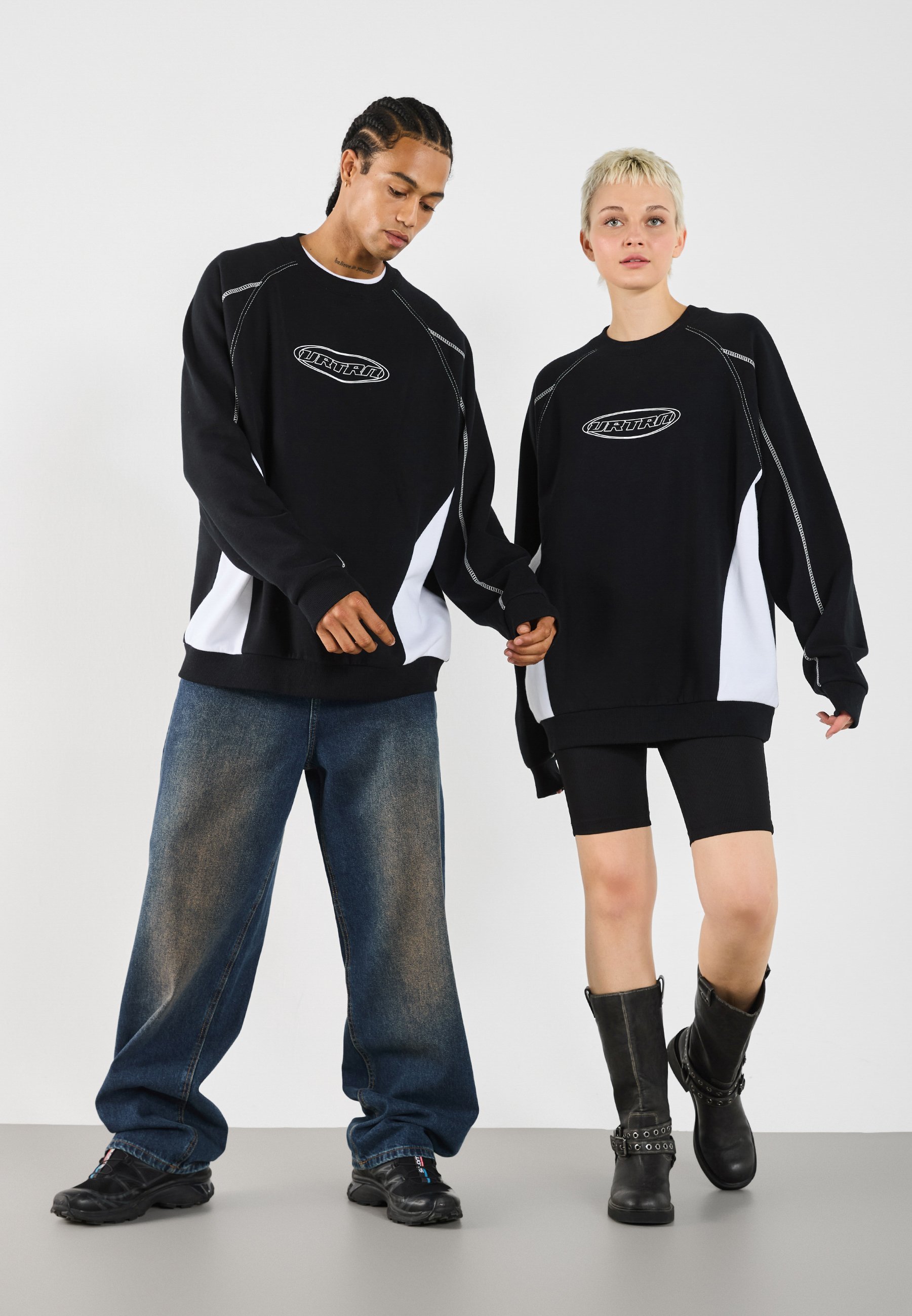 YOURTURN UNISEX - Sweatshirt - echt zwart