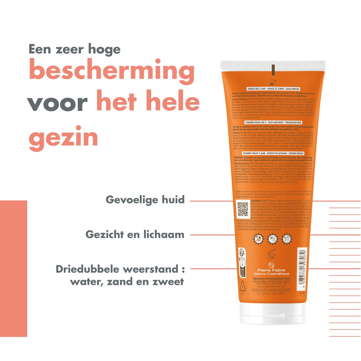 Avène krema za sunčanje za djecu Solaire losion za djecu SPF 50+ - 250 ml