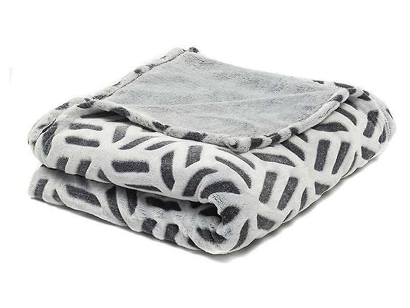 Koc Scandi 120x160 cm czarno-szary
