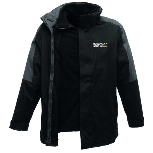  Chaqueta 3 En 1 Impermeable Y Cortavientos Modelo Regatta Defender Iii