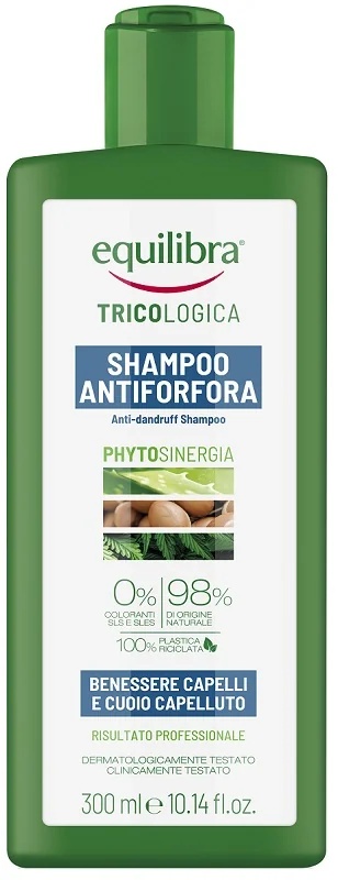 EQUILIBRA Equilibra Hair kõõmavastane šampoon 300ml Kõõmavastane toime