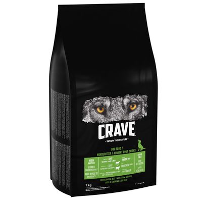 Croquettes CRAVE pour chiens adultes à l'agneau et au bœuf