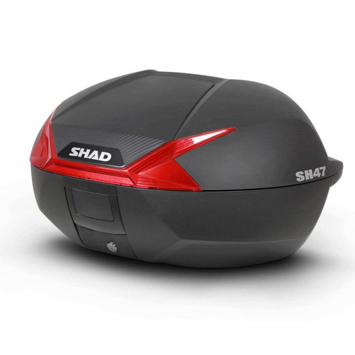 Topkoffer - SHAD - SH47 - Zwart - Aerodynamisch - Universeel - 4 seizoenen