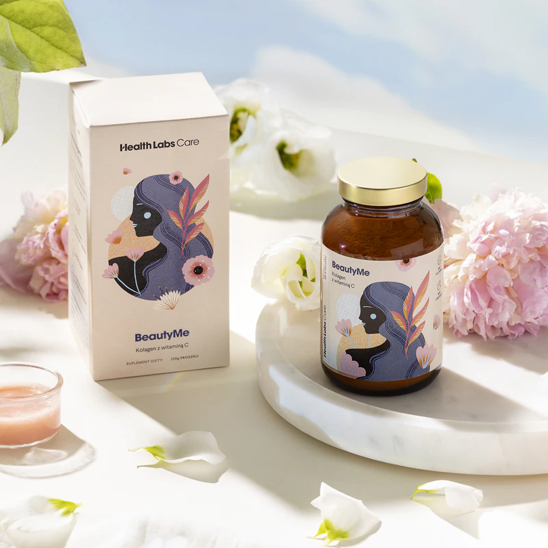Doplnok stravy Health Labs Care BeautyMe v podobe kolagénového prášku