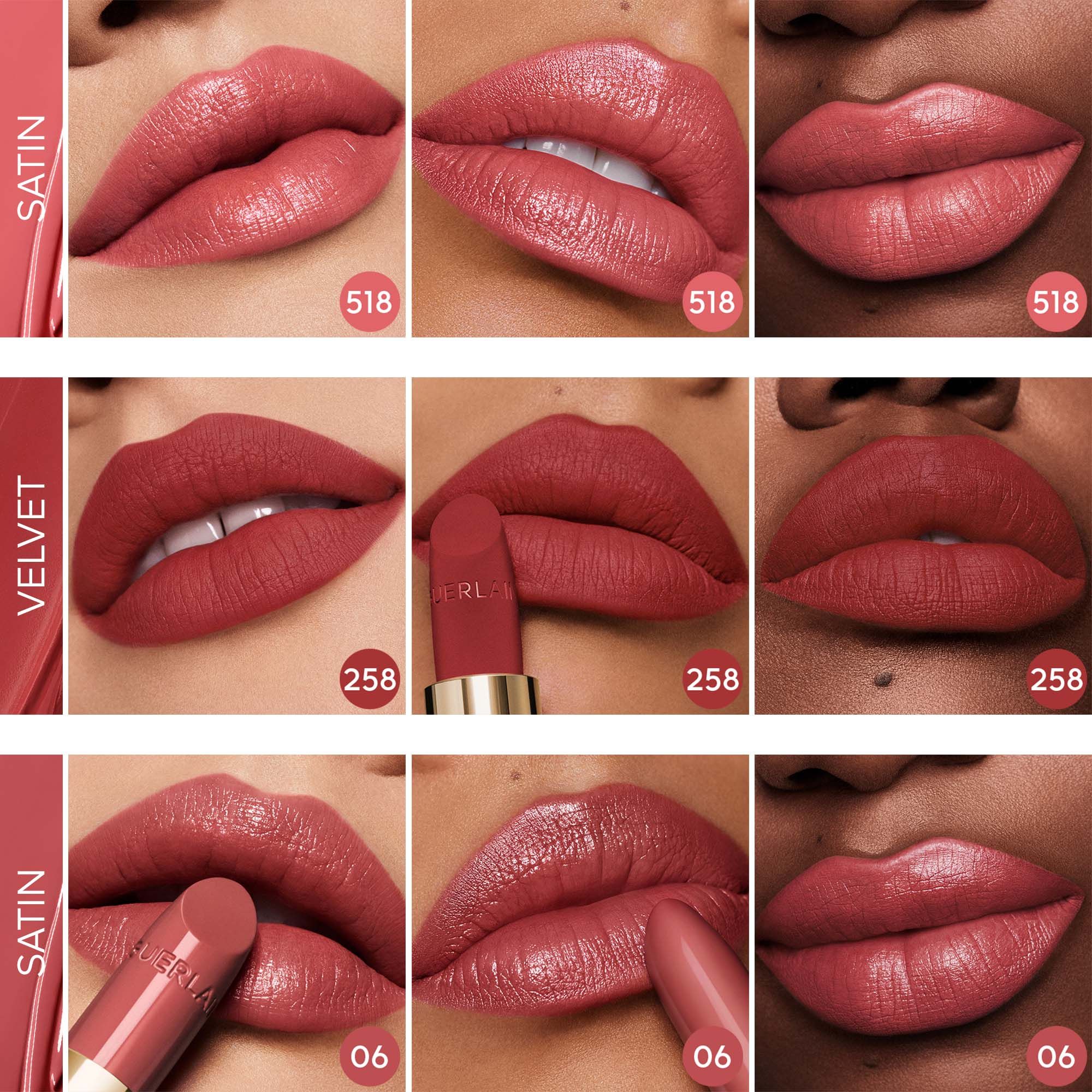 Rouge G Satin lūpu krāsas uzpilde Luksusa lūpu krāsas