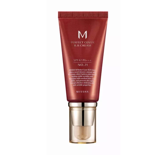 MISSHA PERFECT COVER KREM BB SPF42 NO 21 LIGHT BEIGE 50ML