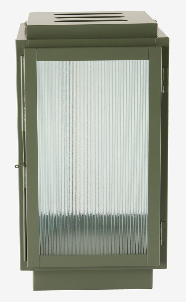 BRUMBASSE svijeća BRUMBASSE Š15xD16xV28 cm maslinasto zelena
