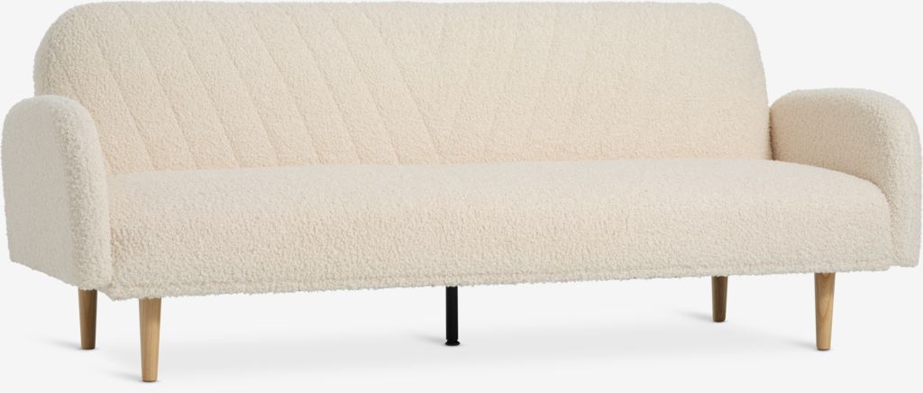 PARADIS Rozkladacia pohovka PARADIS z ecru medvedíka/dub
