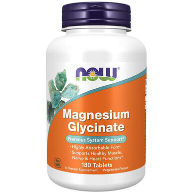 Magnesiumglycinaatcapsules voor verlichting van vermoeidheid en uitputting (180 tabletten)
