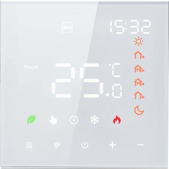 Thermostat intelligent - YYV - 16A - Écran LCD tactile - Programmable - Mural