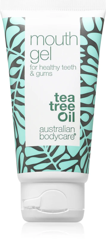 Gel bucal Australian Bodycare para dentes e gengivas saudáveis.