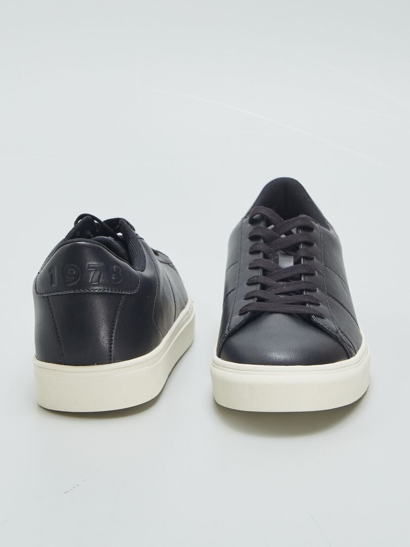 Lage sneakers om mee te wandelen - ZWART