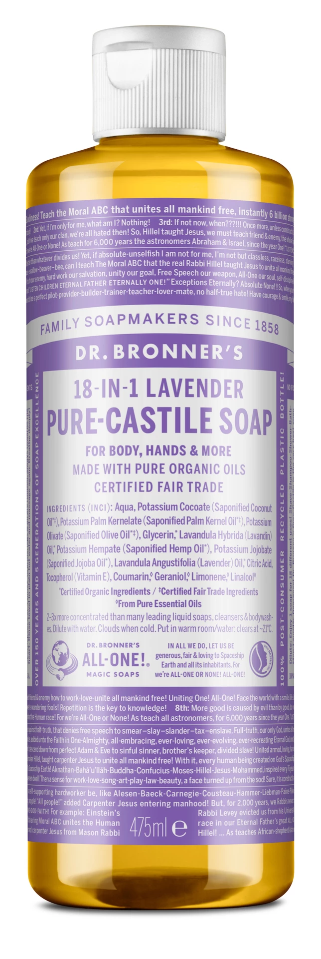 Tekući sapun s mirisom lavande 473 ml - Dr. Bronner's