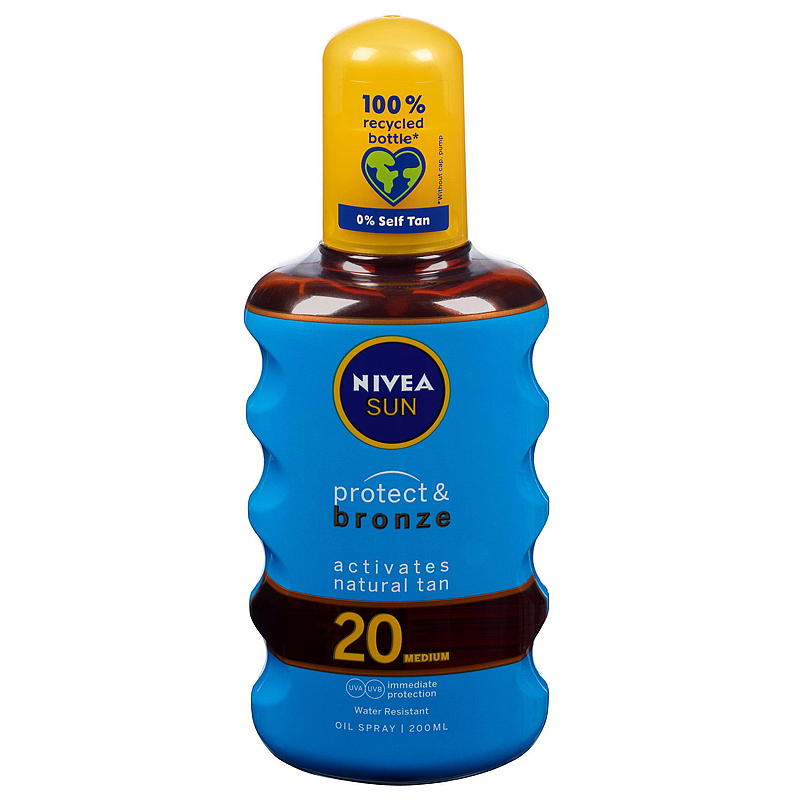 Nivea Nivea Sun SPF20 200 ml spray bronseolje