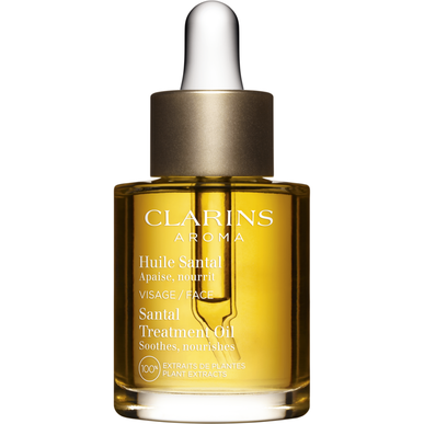 Clarins Huile Santal Visage Närande Olja för Torr/Mycket Torr Hud 30 ml