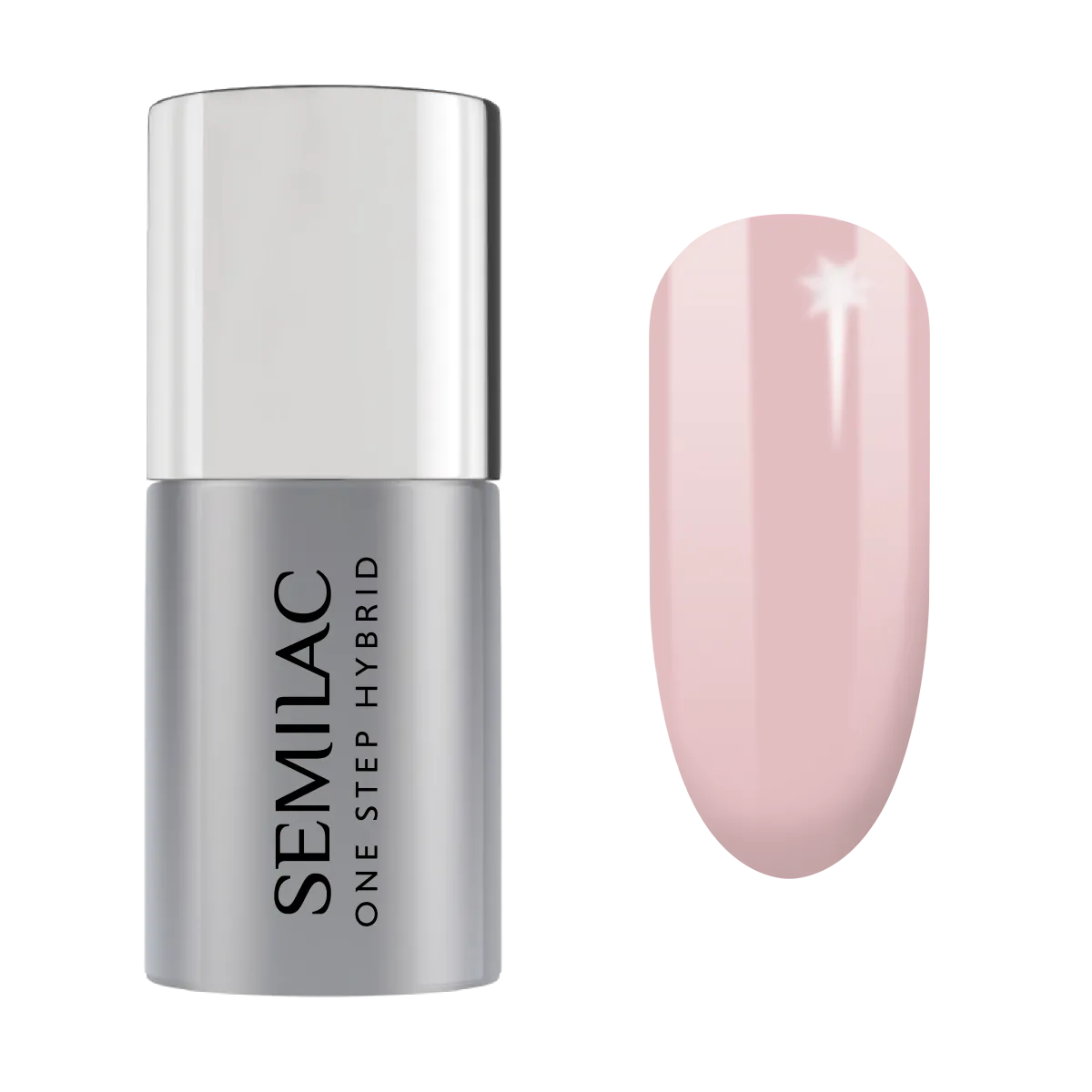 Semilac Lakier hybrydowy One Step Hybrid S220 Nude Beige 5ml