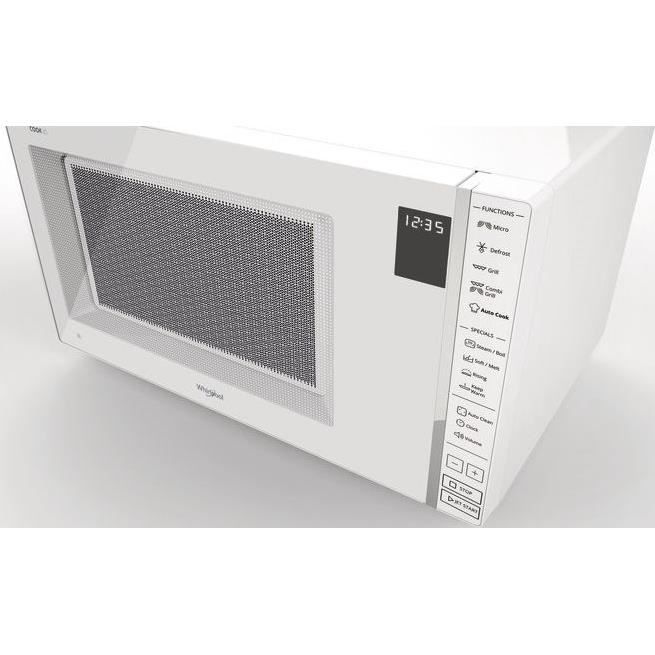 Horno microondas independiente Whirlpool MWP304W con grill y vapor - COOK30 - Blanco - 30 L