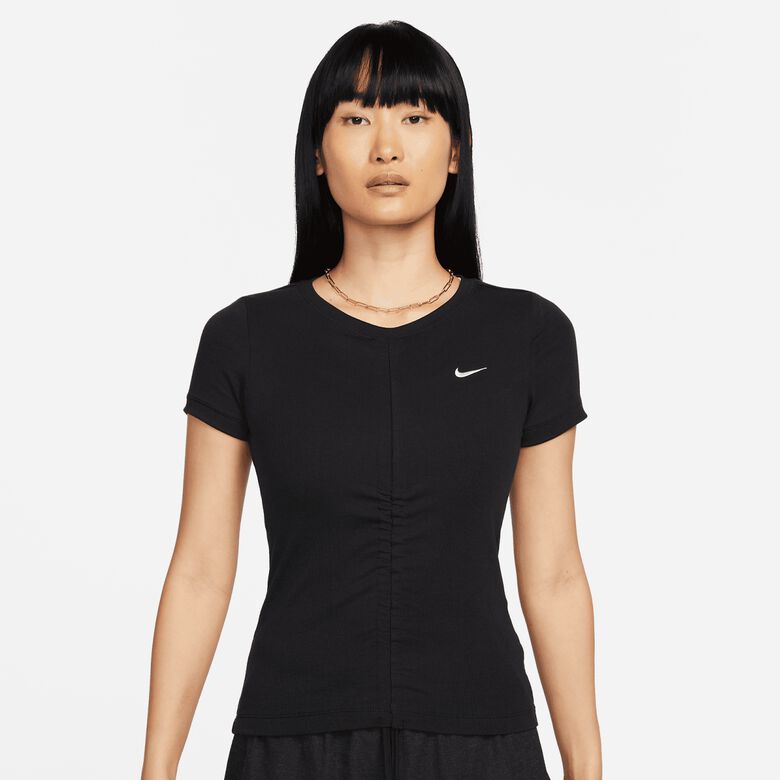 Essentiële sportkleding: Rib Shortsleeve Midrunner Crop Top