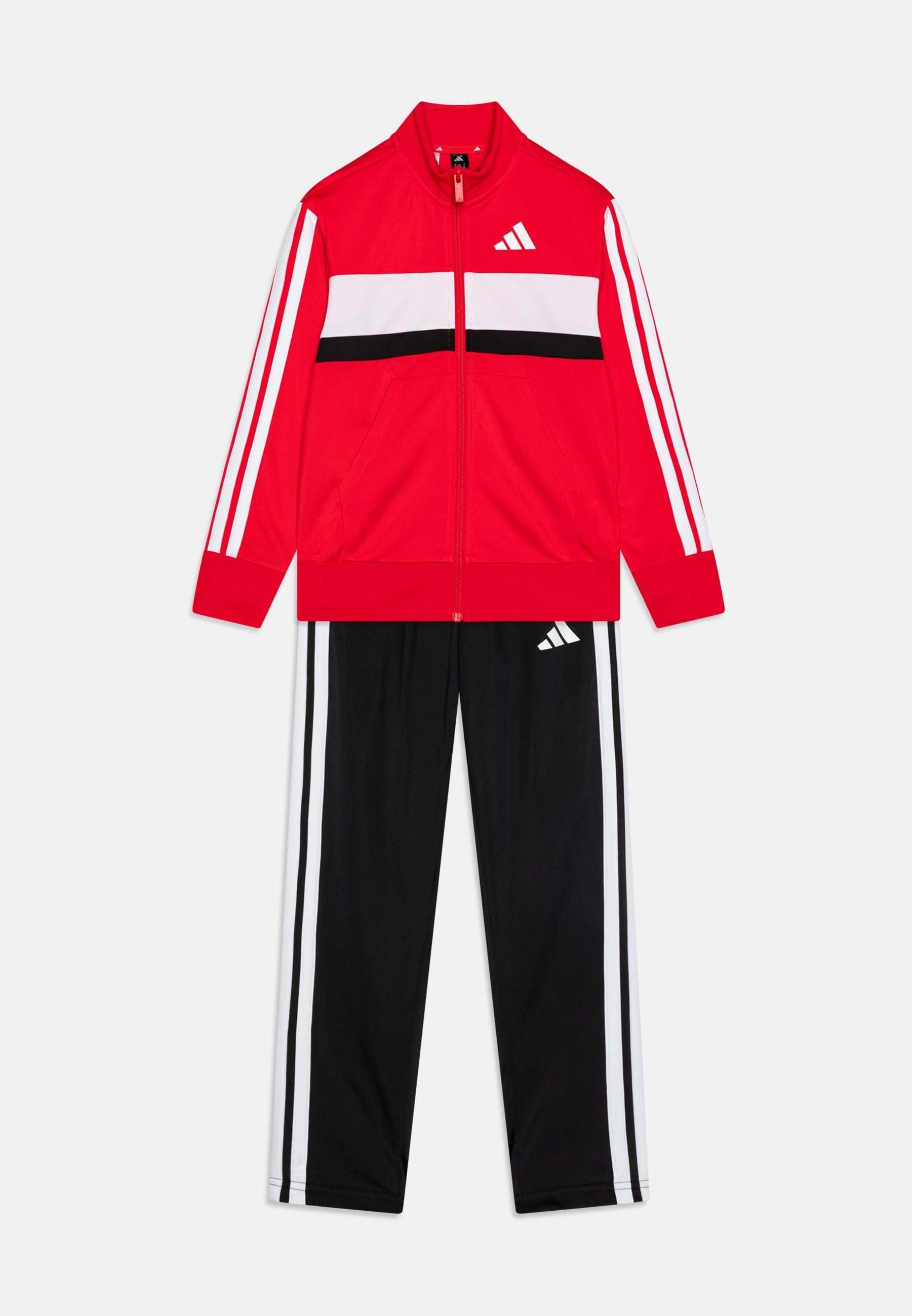 adidas Performance TIBERIOERIO JUNIOR UNISEX - Dressipüksid - puhas rubiinpunane/valge