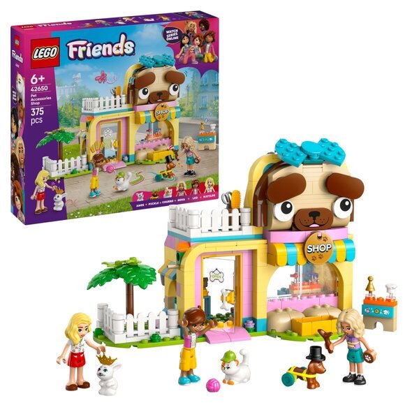 LEGO Friends 42650 Parduotuvė su gyvūnų aksesuarais<br>