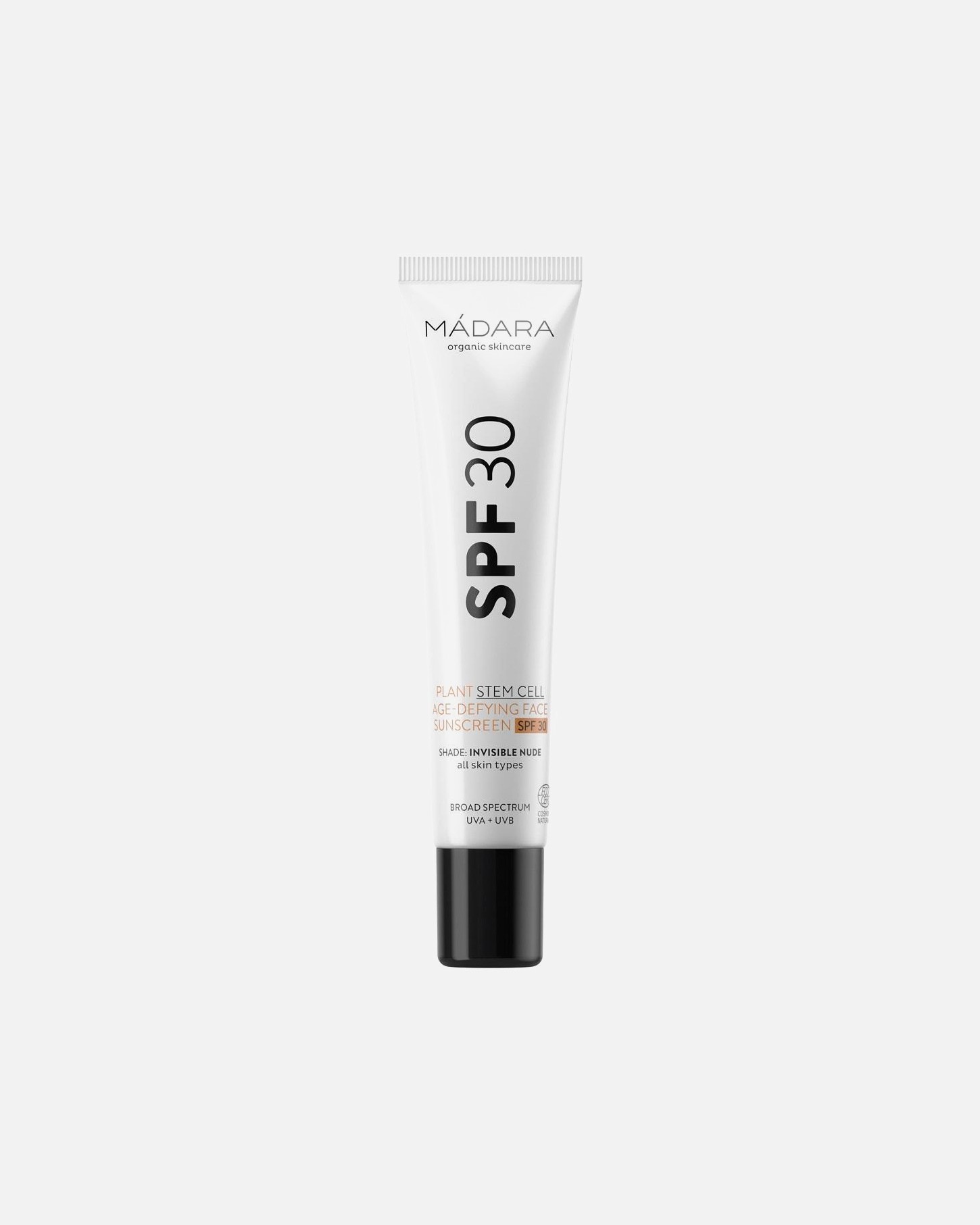MÁDARA krema za sunčanje s biljnim matičnim ćelijama, krema za lice protiv starenja SPF 30–40 ml