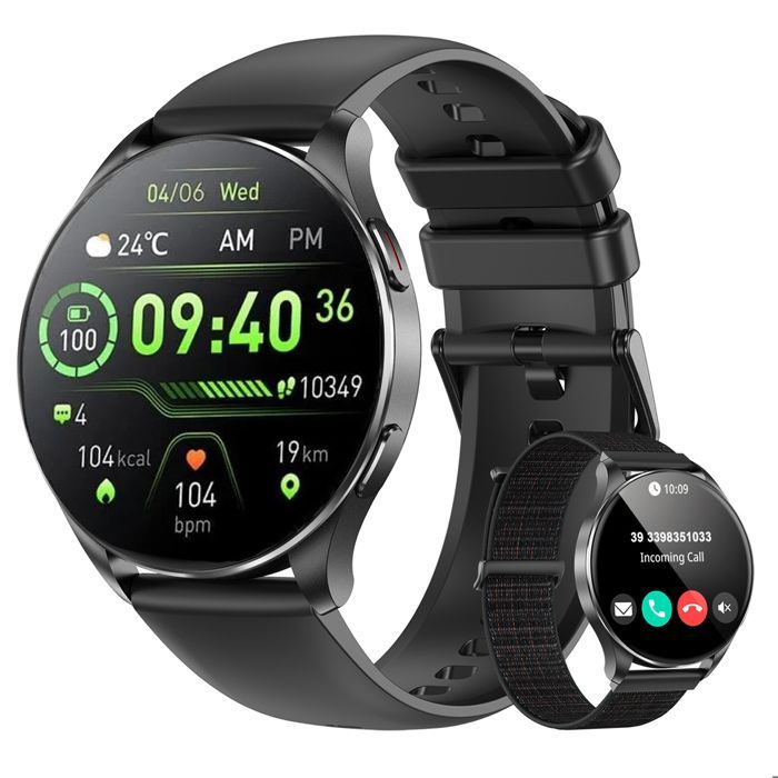 Smartwatch for Men and Women with IP68 rating, 1.43