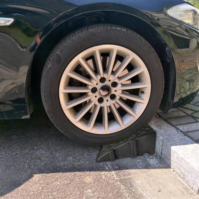 Rampas para aceras, rampas para bordillos de entrada de vehículos, rampas para bicicletas y patinetes | Rampa de umbral portátil de PP, alfombra para pendientes inclinadas