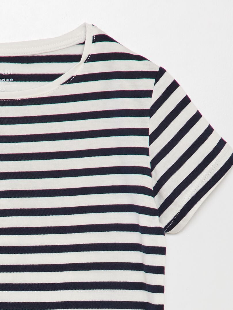 Camiseta con estampado marinero - AZUL