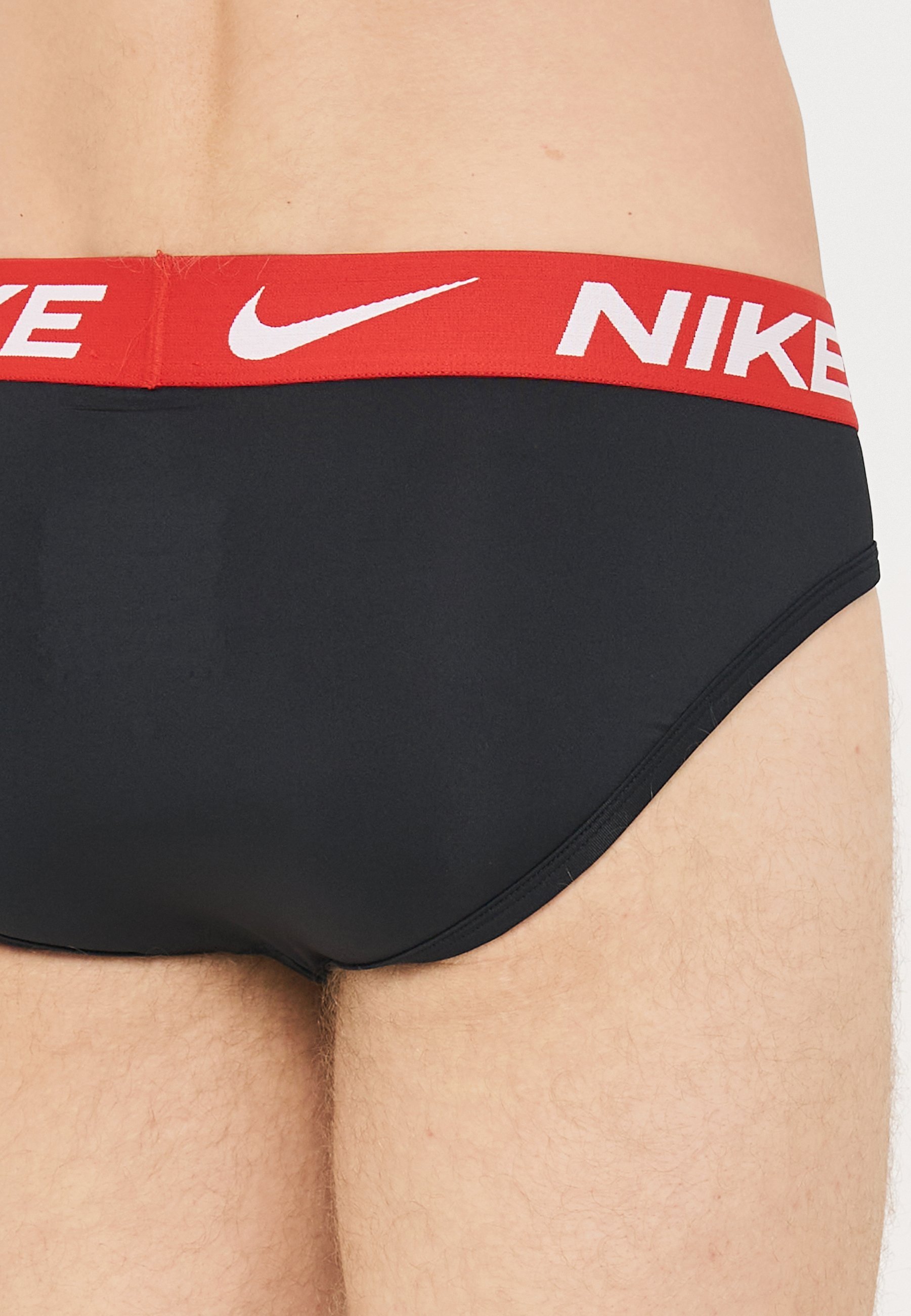 Slip Nike HIP BRIEF confezione da 3 - Slip - nero rosso/nero rosso scuro/nero indaco