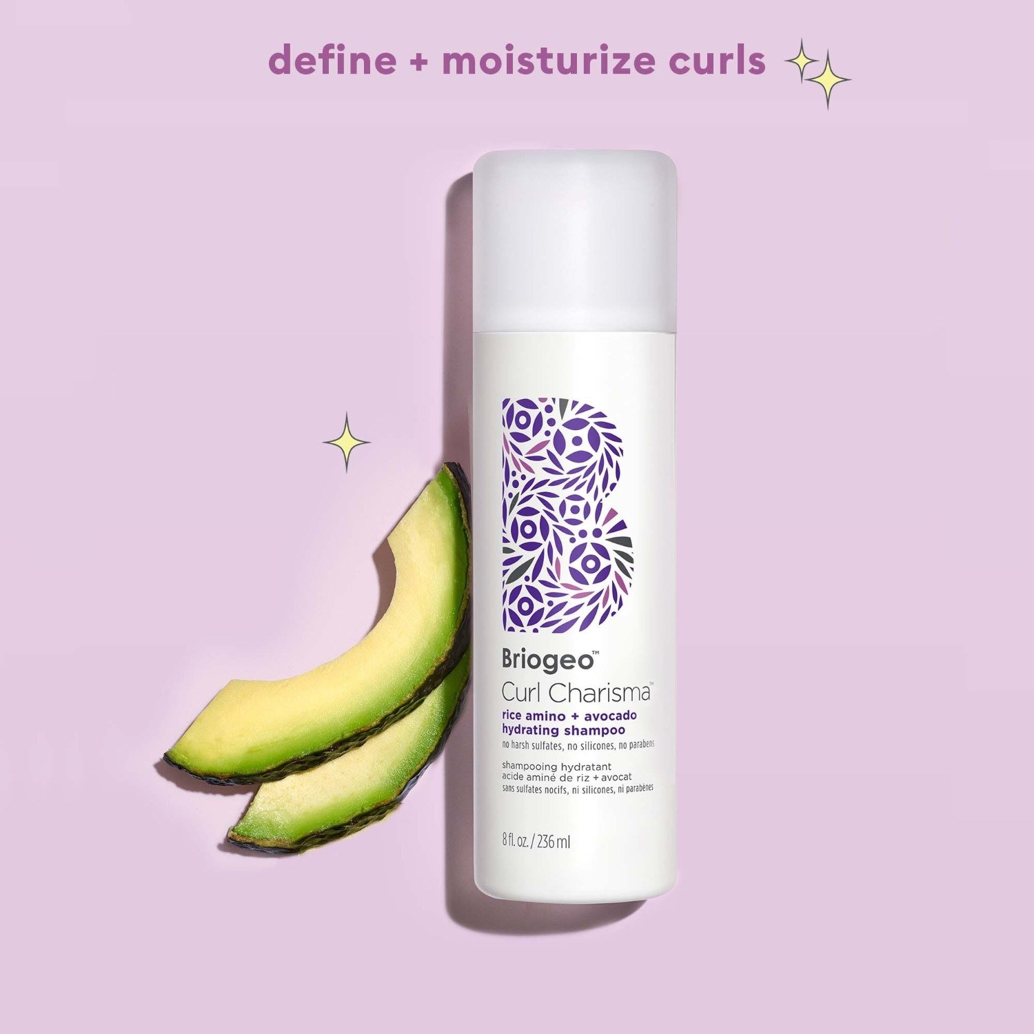 Briogeo Curl Charisma™ šampon s rižinim aminokiselinama i avokadom – 236 ml