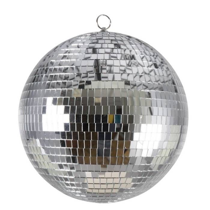Bola de discoteca - PEQUEÑO PAYASO - re71198 - 30 cm - Plateada - Para colgar