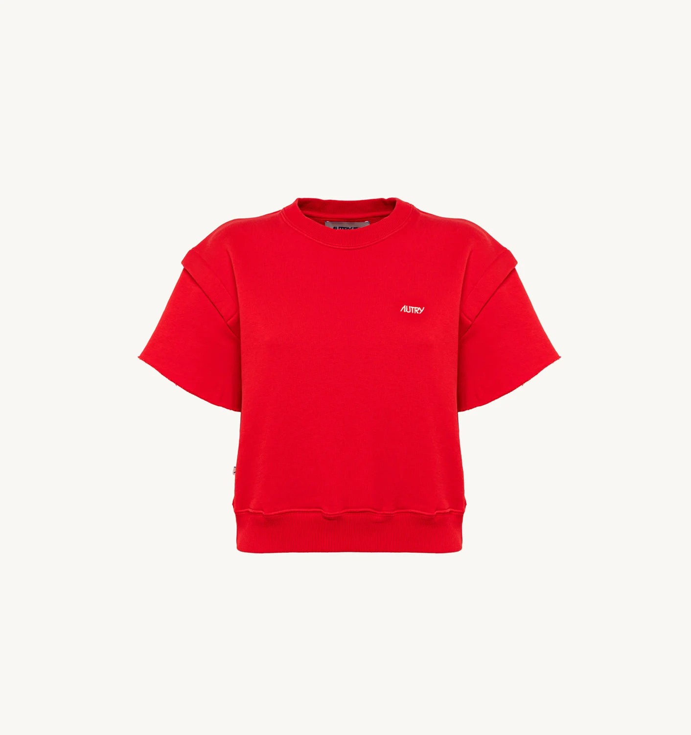 Boxy Fit -puuvillajersey-collegepaita