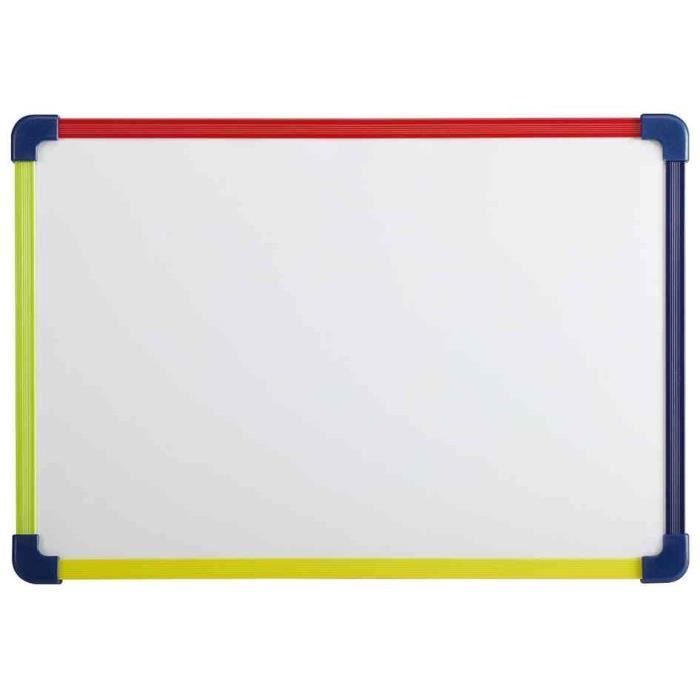 Decoración de pared infantil - MAUL - Blanco - 25 x 35 cm - Marco de plástico multicolor