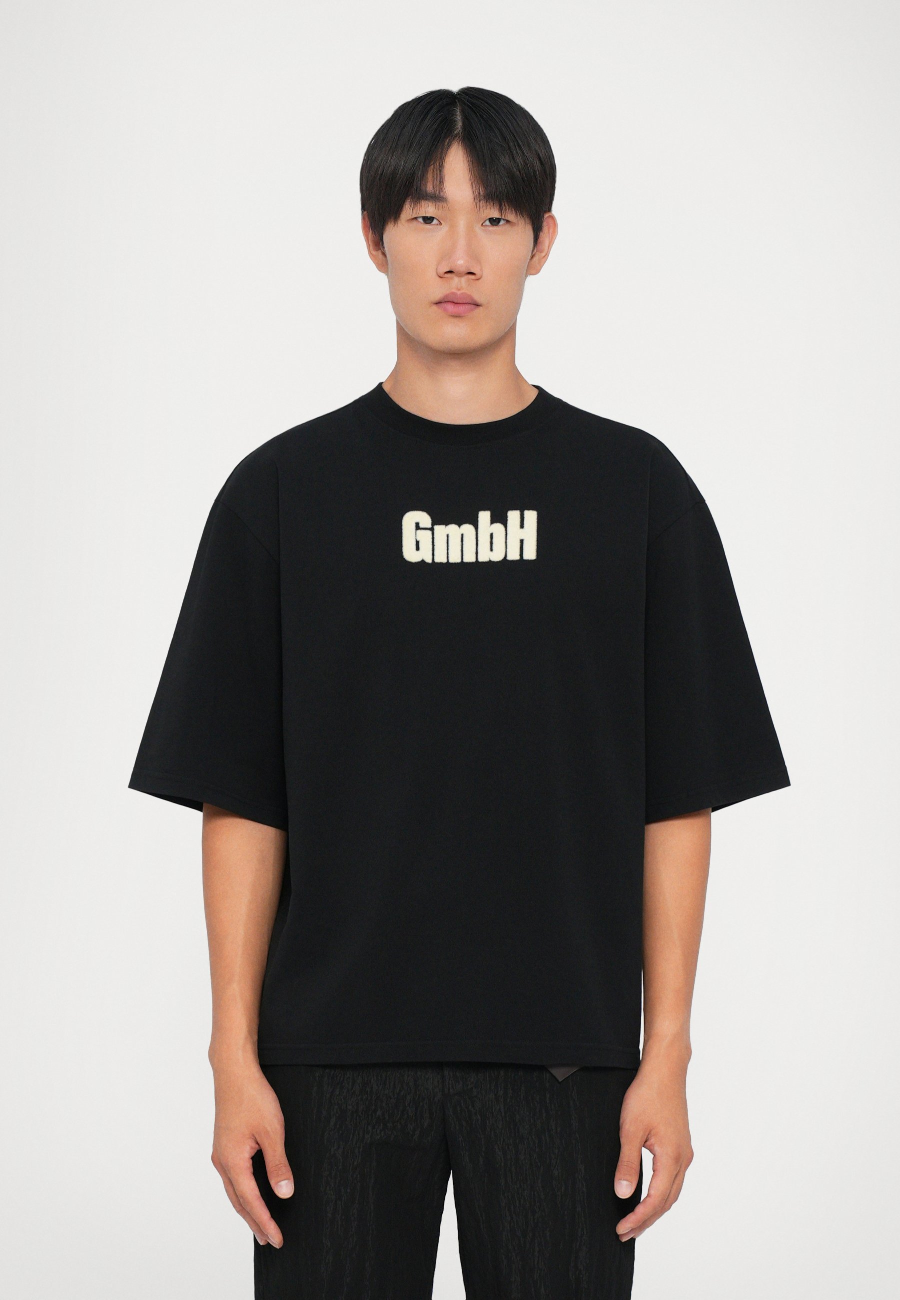 GmbH FLOCK LOGO T-shirt unisex - T-shirt met print - zwart