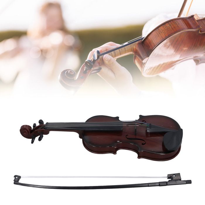 Violino de brinquedo infantil OMABETA, instrumento musical realista para crianças, jogo de brinquedo