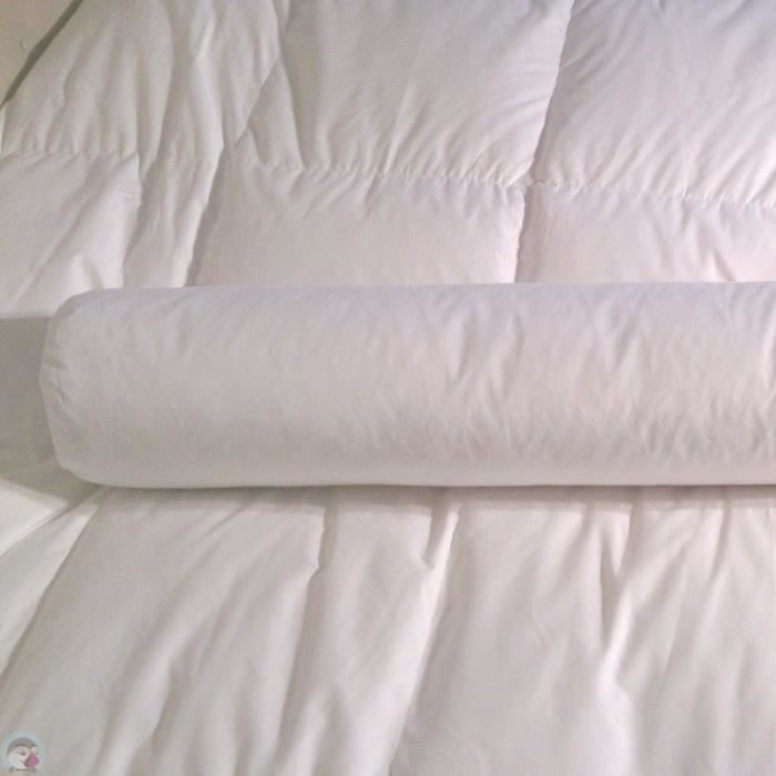 Traversin - CASTEX COUETTES NATURELLES - Plumes de canard - 200 cm - Blanc - Naturel